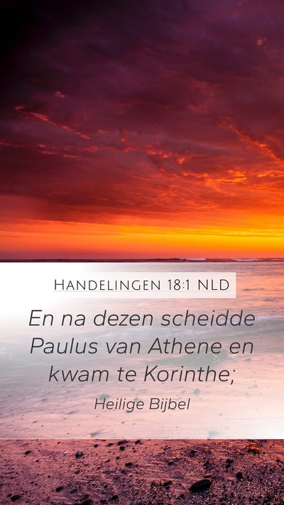 Handelingen 18:1 NLD Bible Verse Image