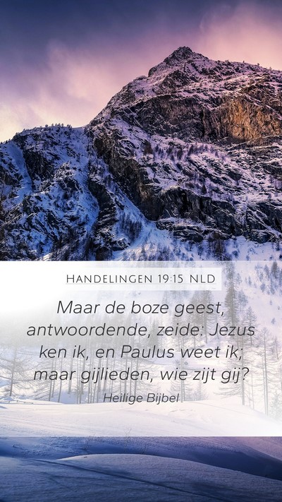 Handelingen 19:15 NLD Bible Verse Image