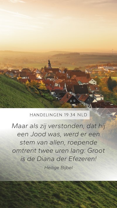 Handelingen 19:34 NLD Bible Verse Image