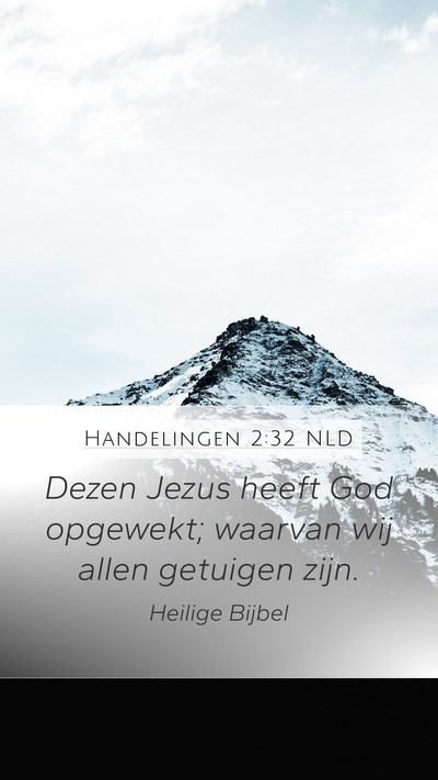 Handelingen 2:32 NLD Bible Verse Image