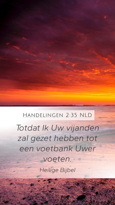 Handelingen 2:35 NLD Bible Verse Image