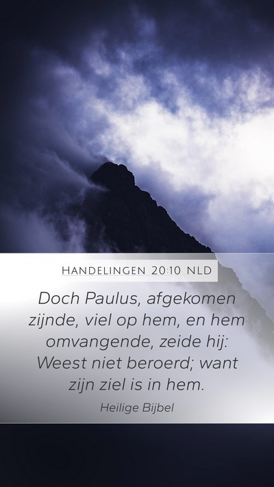 Handelingen 20:10 NLD Bible Verse Image