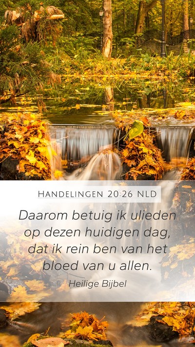 Handelingen 20:26 NLD Bible Verse Image