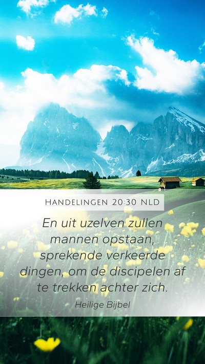 Handelingen 20:30 NLD Bible Verse Image