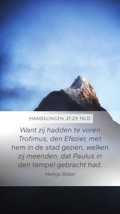 Handelingen 21:29 NLD Bible Verse Image
