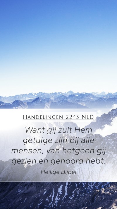 Handelingen 22:15 NLD Bible Verse Image