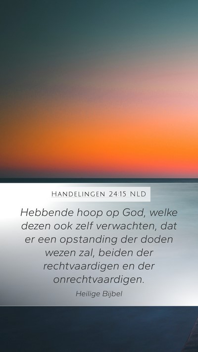 Handelingen 24:15 NLD Bible Verse Image