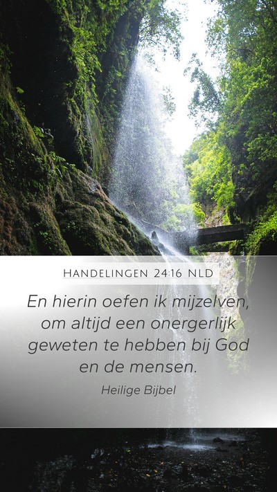 Handelingen 24:16 NLD Bible Verse Image