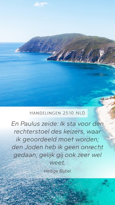 Handelingen 25:10 NLD Bible Verse Image