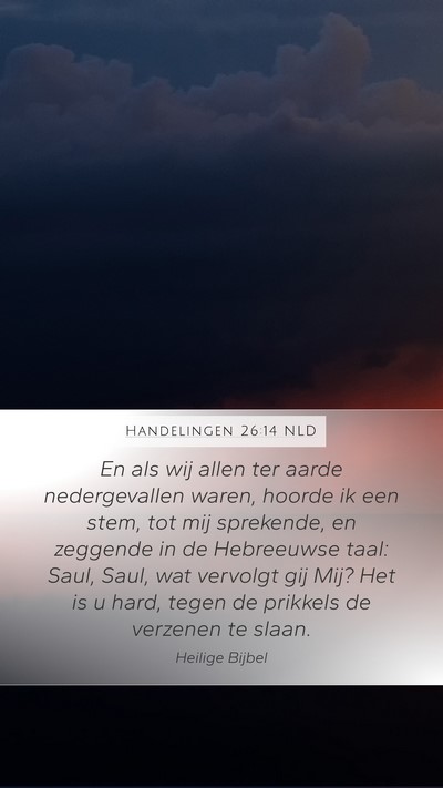 Handelingen 26:14 NLD Bible Verse Image