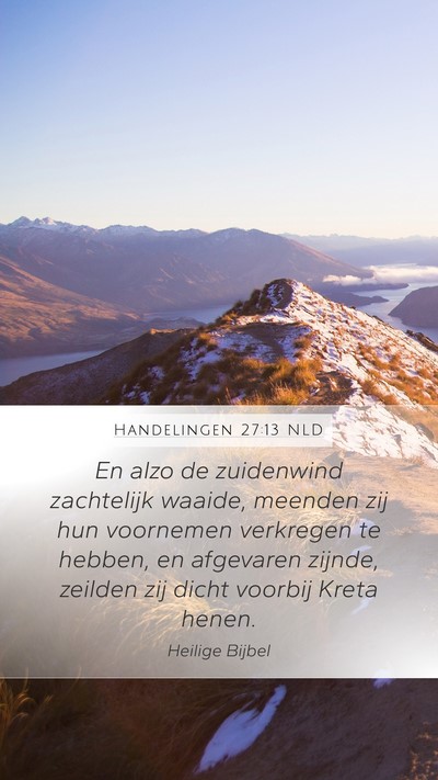 Handelingen 27:13 NLD Bible Verse Image