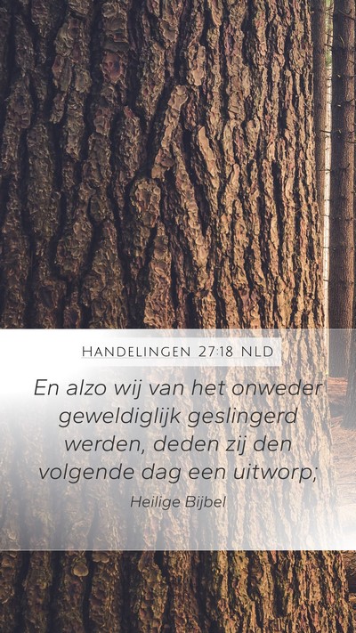 Handelingen 27:18 NLD Bible Verse Image
