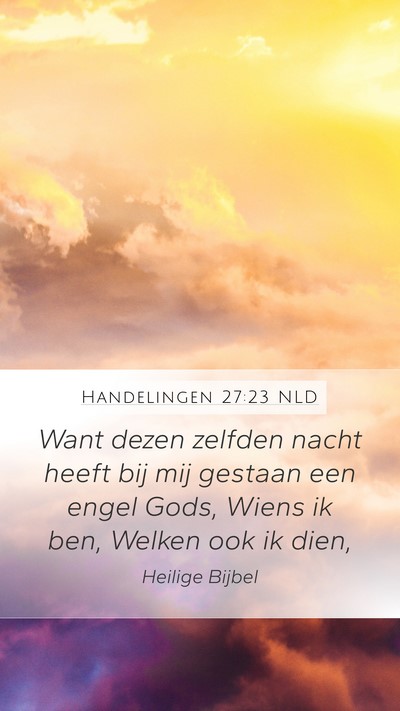 Handelingen 27:23 NLD Bible Verse Image