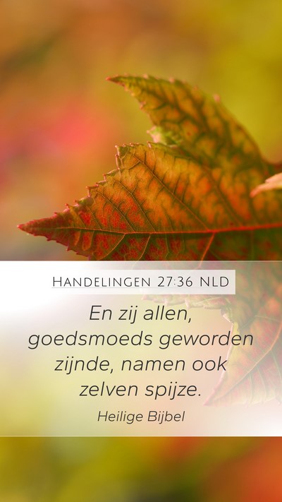 Handelingen 27:36 NLD Bible Verse Image