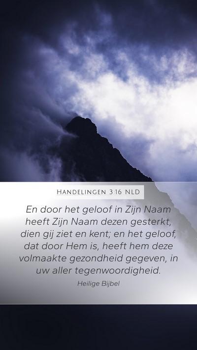 Handelingen 3:16 NLD Bible Verse Image