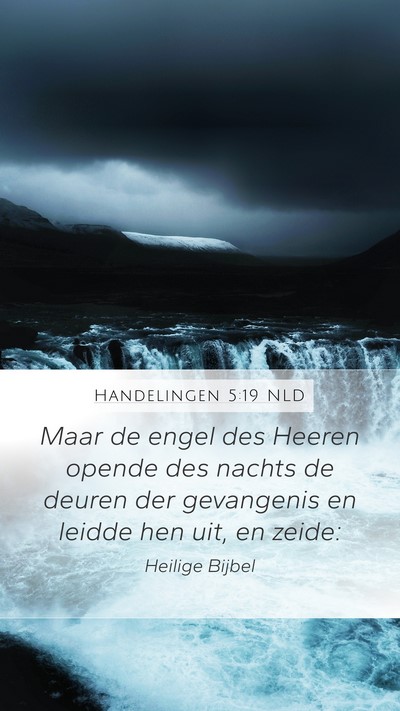 Handelingen 5:19 NLD Bible Verse Image
