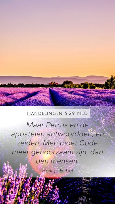 Handelingen 5:29 NLD Bible Verse Image