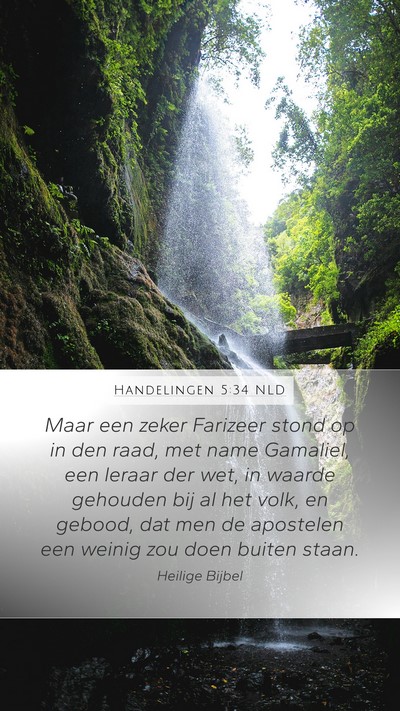 Handelingen 5:34 NLD Bible Verse Image