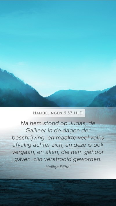 Handelingen 5:37 NLD Bible Verse Image