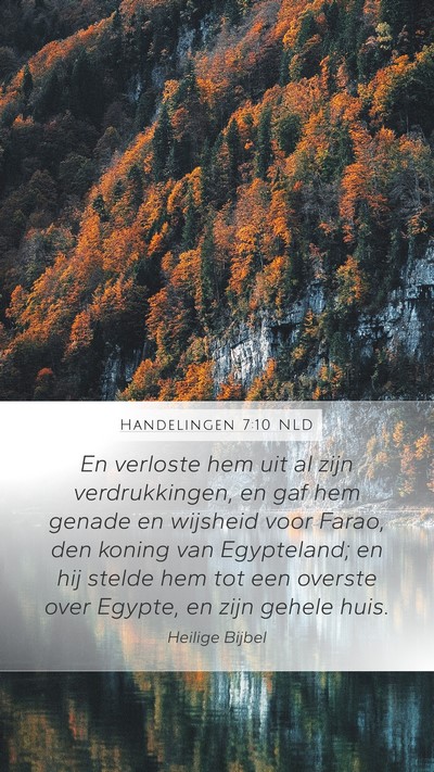 Handelingen 7:10 NLD Bible Verse Image