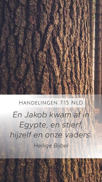 Handelingen 7:15 NLD Bible Verse Image