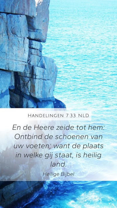 Handelingen 7:33 NLD Bible Verse Image