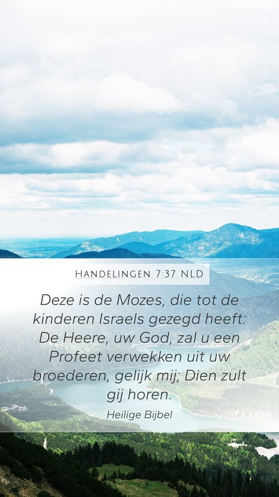 Handelingen 7:37 NLD Bible Verse Image