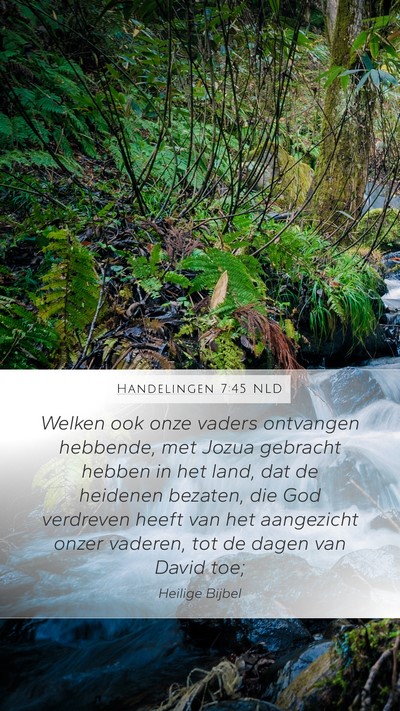 Handelingen 7:45 NLD Bible Verse Image
