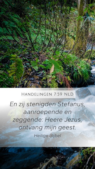 Handelingen 7:59 NLD Bible Verse Image