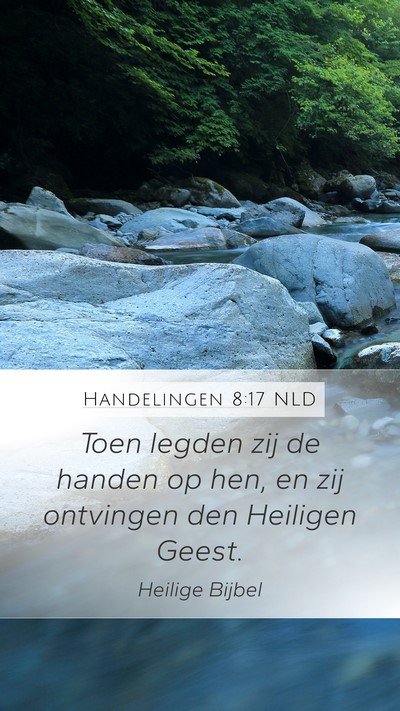 Handelingen 8:17 NLD Bible Verse Image