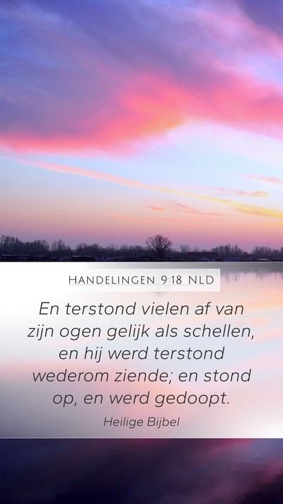 Handelingen 9:18 NLD Bible Verse Image
