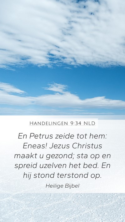 Handelingen 9:34 NLD Bible Verse Image