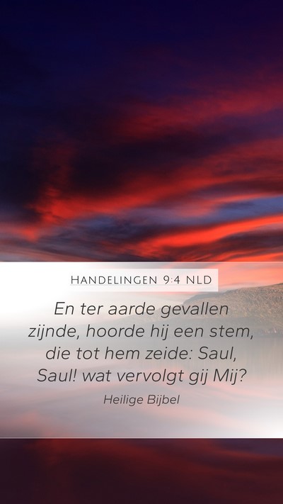 Handelingen 9:4 NLD Bible Verse Image