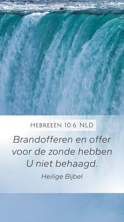 Hebreeën 10:6 NLD Bible Verse Image