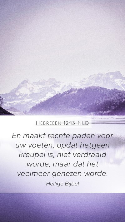 Hebreeën 12:13 NLD Bible Verse Image