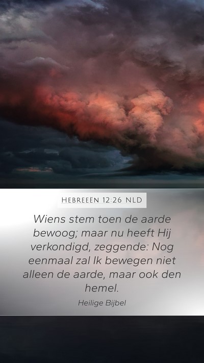 Hebreeën 12:26 NLD Bible Verse Image