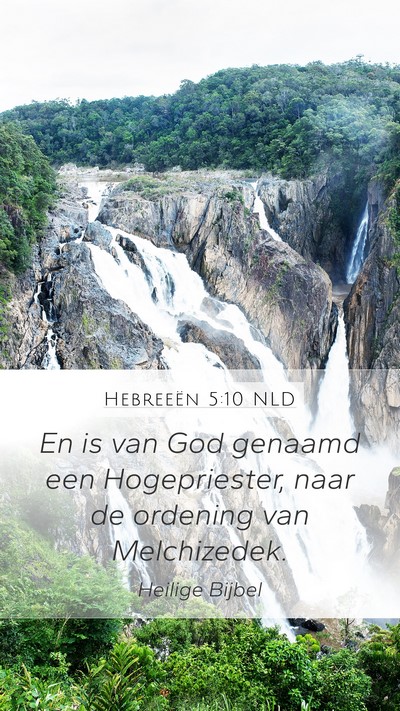 Hebreeën 5:10 NLD Bible Verse Image