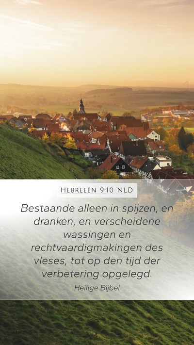 Hebreeën 9:10 NLD Bible Verse Image