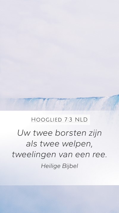 Hooglied 7:3 NLD Bible Verse Image