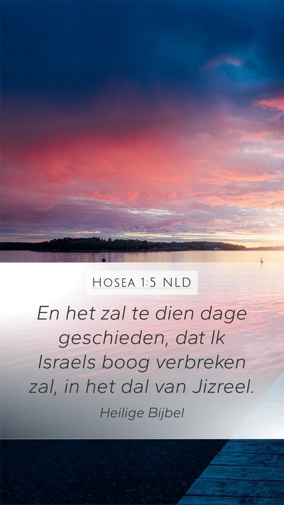 Hosea 1:5 NLD Bible Verse Image