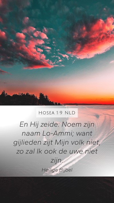 Hosea 1:9 NLD Bible Verse Image