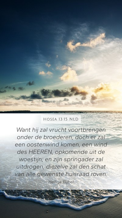 Hosea 13:15 NLD Bible Verse Image