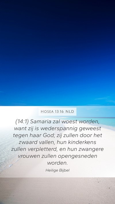 Hosea 13:16 NLD Bible Verse Image