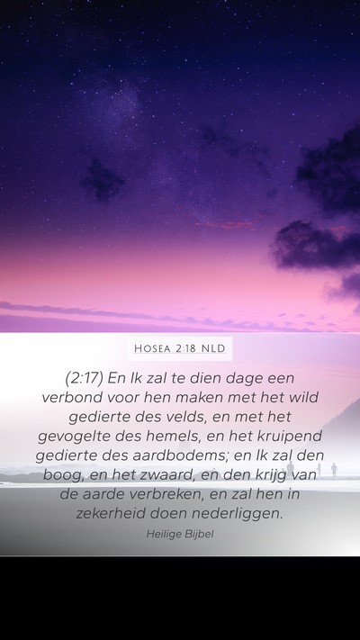 Hosea 2:18 NLD Bible Verse Image