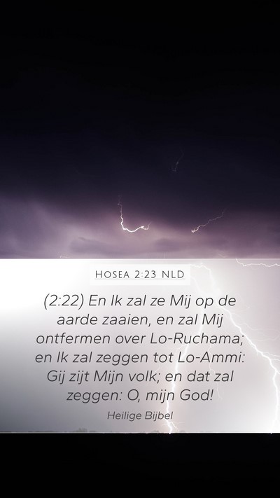 Hosea 2:23 NLD Bible Verse Image