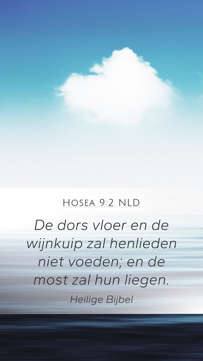 Hosea 9:2 NLD Bible Verse Image