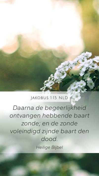 Jakobus 1:15 NLD Bible Verse Image