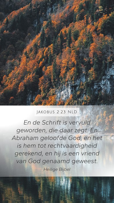 Jakobus 2:23 NLD Bible Verse Image