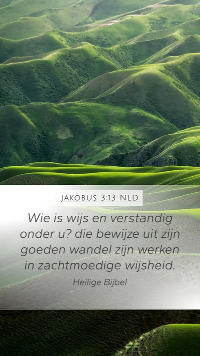 Jakobus 3:13 NLD Bible Verse Image