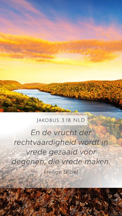 Jakobus 3:18 NLD Bible Verse Image